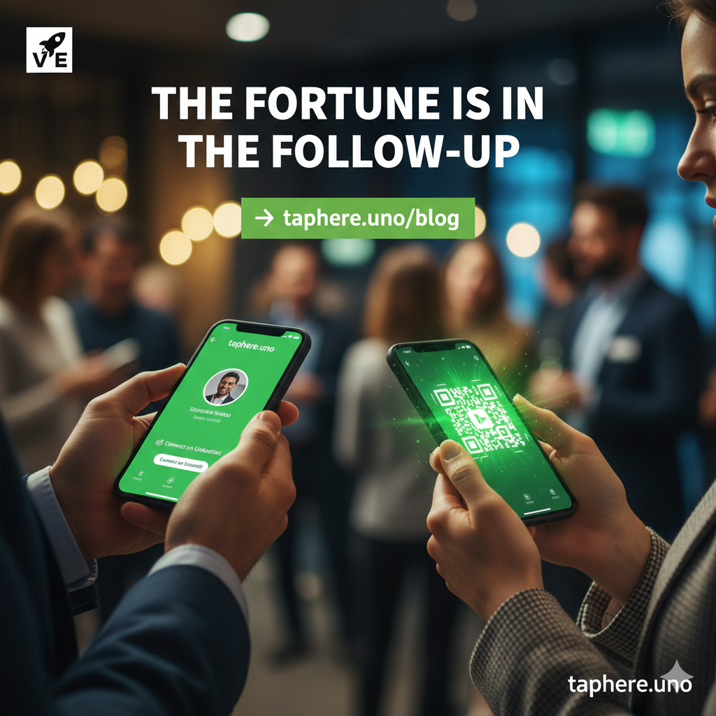 How to follow up after a networking event using TapHere